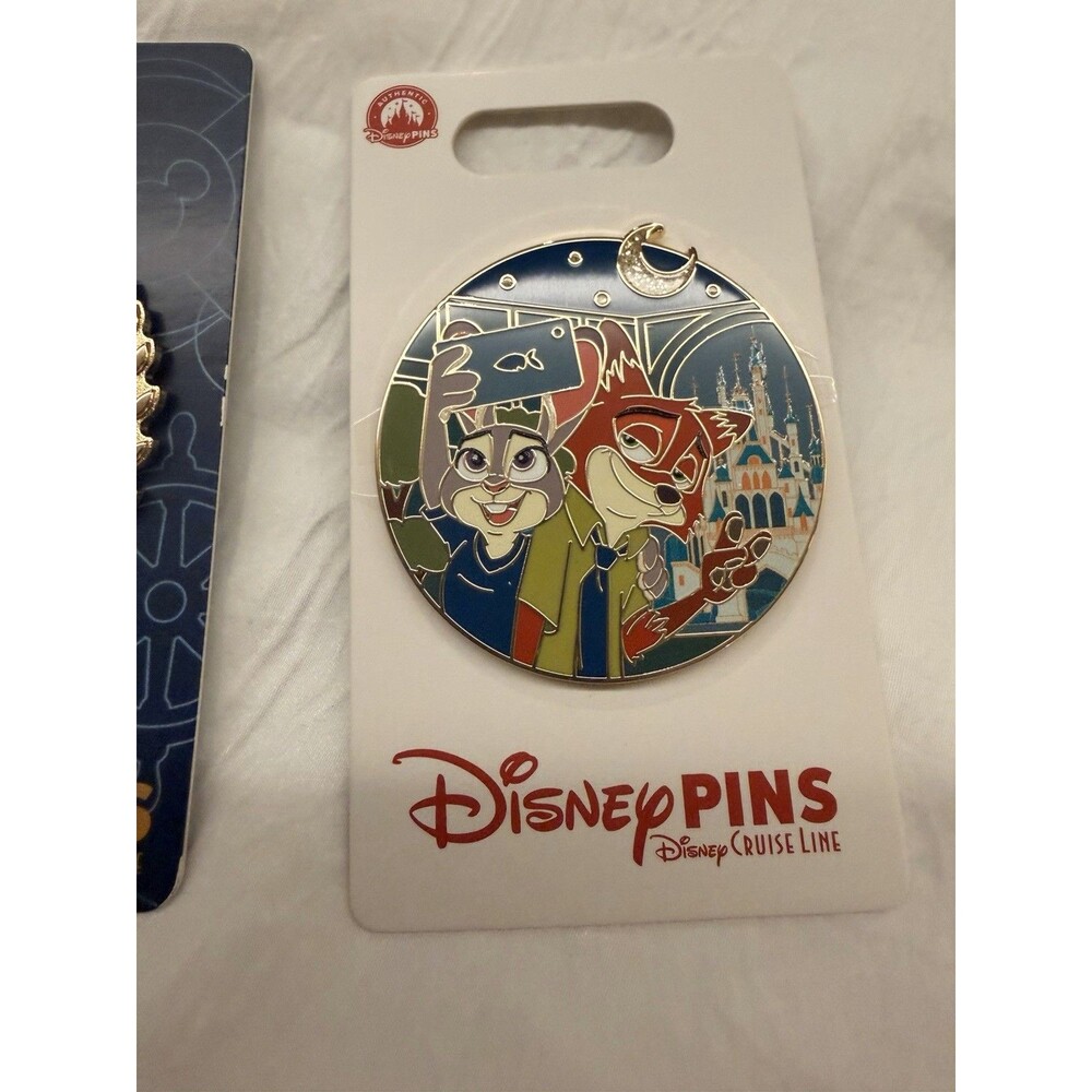 Disney Cruise Line Adventure 2026 Exclusive Judy And Nick Zootopia Ship Pin